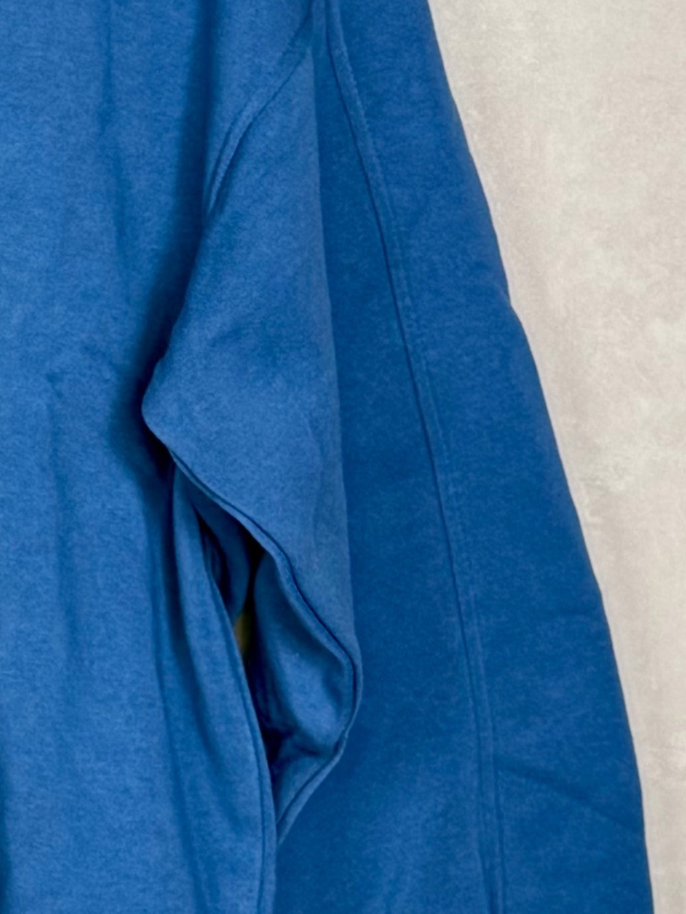 Zenana Relaxed Fit Fleece Pullover Hoodie Blue NWOT - Picture 4 of 6